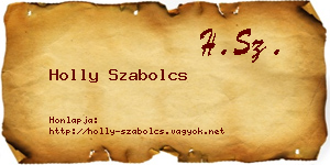 Holly Szabolcs névjegykártya